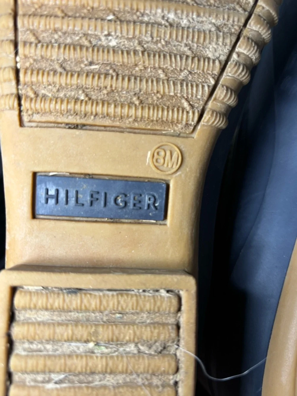TOMMY HILFIGER Women’s Olive Green Winter Duck Boots with Shearling Collar